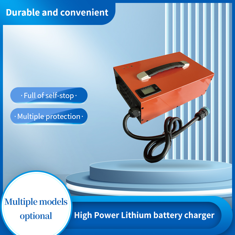 High Power Charger, Lithium Battery Charger, Displaying Battery Level